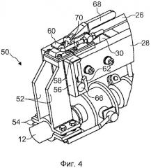 Устройство для ввода и извлечения трубок для вдувания топлива в фурменный прибор и из фурменного прибора доменной печи (патент 2499055)