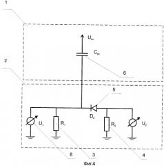 Способ измерения переменного напряжения вариационным резистивным делитилем с емкостным плечом (патент 2368907)