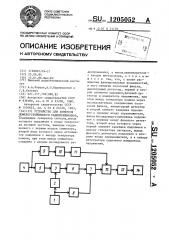 Устройство для контроля помехоустойчивости радиоприемников (патент 1205052)