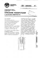 Устройство для бурения скважин в осложненных условиях (патент 1645443)