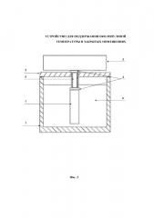 Устройство для поддержания околонулевой температуры в закрытых помещениях (патент 2617579)
