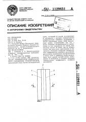 Компенсатор температурного удлинения трубопроводов (патент 1129451)