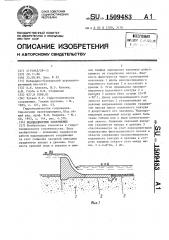 Водоподпорное сооружение (патент 1509483)