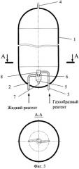 Газожидкостный реактор (варианты) (патент 2256495)