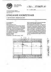 Коллектор для транспортирования агрессивной жидкости (патент 1710679)