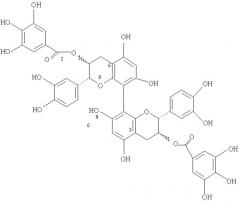 Способы получения (8 8) димера катехина, и/или эпикатехина, и/или эпикатехингаллата (патент 2293081)