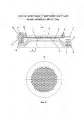 Способ перфорации отверстий в электродах ионно-оптической системы (патент 2641641)