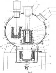 Устройство для получения отливок с направленной и монокристаллической структурой (патент 2492026)