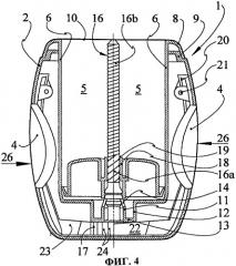 Устройство для дозирования кремообразной или наносимой на поверхность путем намазывания массы (патент 2306095)