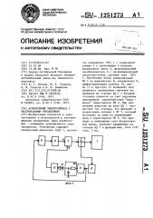 Асинхронный электропривод с экстремальным управлением (патент 1251273)