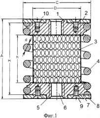Виброизолятор пружинный сетчатый (патент 2578423)
