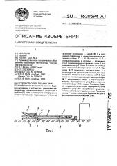 Устройство для подачи труб (патент 1620594)