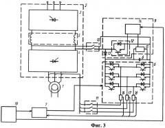 Тиристорное устройство для плавного частотного пуска высоковольтного синхронного электродвигателя (варианты) (патент 2455747)