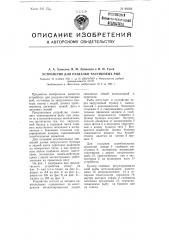 Устройство для разделки частиковых рыб (патент 98368)