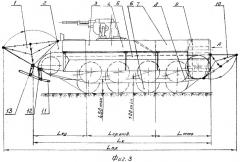 Шасси военной гусеничной машины (патент 2279371)