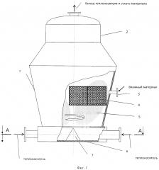 Сушилка для пастообразных материалов на инертных телах (патент 2644655)