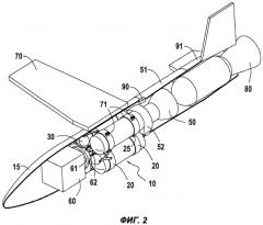 Связка из двух пар баков и летательная пусковая установка, снабженная такой связкой (патент 2509039)