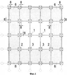 Свайно-плитный фундамент (патент 2331738)
