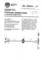 Устройство для дренирования барабанной полости (патент 1500316)