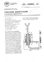 Устройство для закрепления трубки пито в стенке трубопровода (патент 1430625)