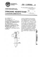 Устройство для установки нивелирной рейки на высотных объектах (патент 1109583)