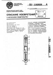 Глубинное регистрирующее устройство (патент 1163820)