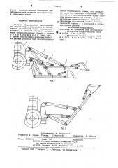Рабочее оборудование одноковшовогоэкскаватора (патент 798240)