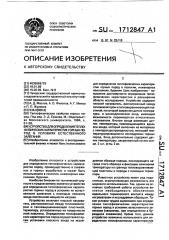 Устройство для определения теплофизических характеристик горных пород в условиях естественного залегания (патент 1712847)
