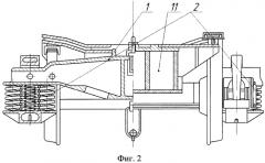 Железнодорожный вагон с минимизацией центробежных сил, воздействующих на железнодорожный состав (патент 2558164)