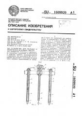 Устройство для укладки и уплотнения бетонных смесей (патент 1609920)