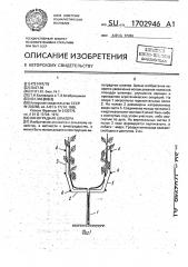 Виноградная шпалера (патент 1702946)