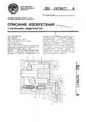 Аксиально-поршневой насос (патент 1079877)