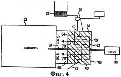 Нагреватель вязкой охлаждающей жидкости с переменной скоростью привода насоса системы охлаждения (патент 2443875)