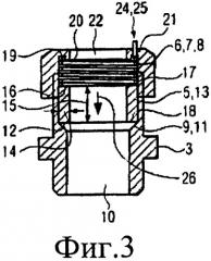 Кабельное уплотнение с резьбой (патент 2449441)