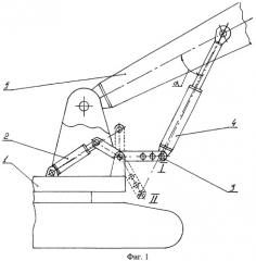 Рабочее оборудование одноковшового гидравлического экскаватора (патент 2320823)
