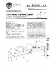 Устройство для поперечного перемещения круглого проката (патент 1235581)