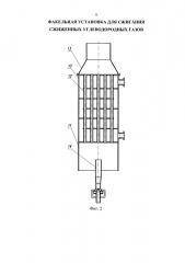 Факельная установка для сжигания сжиженных углеводородных газов (патент 2594905)
