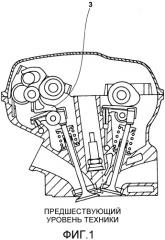 Механическая система приведения в действие регулируемых клапанов для операций 2-тактного и 4-тактного двигателя (патент 2548224)