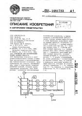 Устройство для регулирования уровня кипящей жидкости (патент 1481723)