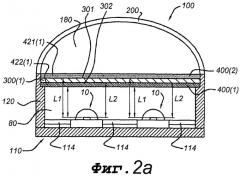 Осветительное устройство с сид и одним или более пропускающими окнами (патент 2508616)
