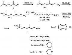 Способ получения 1-(7-метокси-3,7-диметил-2е-октен-1-ил)-2-метилбензимидазола (патент 2601564)