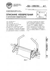 Захватное устройство для мешков (патент 1393761)