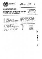 Прозрачная глазурь для изделий из красных глин (патент 1154233)