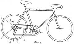 Велосипед с автоматическим переключением передач (патент 2392168)