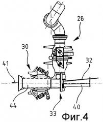 Устройство с сочлененным манипулятором для загрузки и разгрузки продуктов, в частности текучих продуктов (патент 2274579)