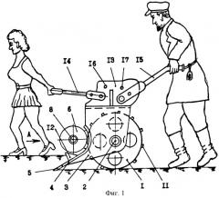Ручной огородный окучник (патент 2245006)