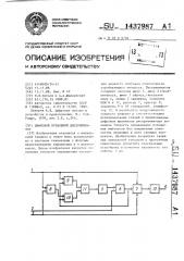 Цифровой временной дискриминатор (патент 1437987)