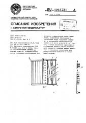 Фильтрующий элемент (патент 1215731)