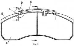 Держатель тормозной накладки и тормозная накладка для дискового тормоза (патент 2468267)