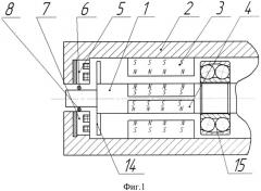 Гибридный магнитный подшипник с осевым управлением (патент 2540215)
